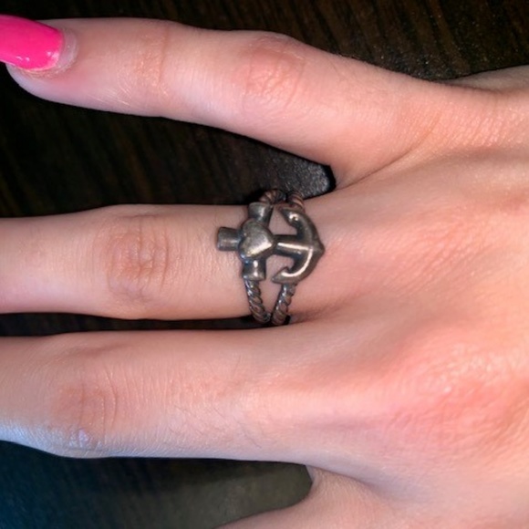 James Avery Faith Hope & Love ring - Picture 2 of 2